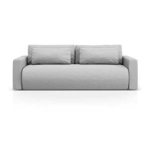 Svetlosivá rozkladacia/s úložným priestorom pohovka 238 cm Belfast – Cosmopolitan Design vyobraziť