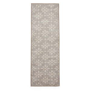 Svetlosivý prateľný behúň 76x230 cm Coral Light Grey – Think Rugs vyobraziť