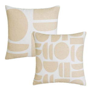 Dekoračné vankúše v súprave 2 ks z materiálu bouclé 45x45 cm Mid Century – Casa Selección vyobraziť