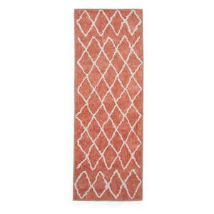 Oranžový prateľný behúň 76x230 cm Coral Orange – Think Rugs vyobraziť