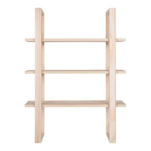 Poschodová polica z masívu paulownie v prírodnej farbe 48 cm Santiago – House Nordic vyobraziť
