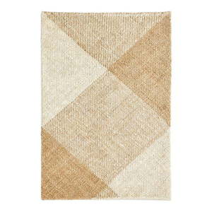 Béžový/krémovobiely jutový koberec 160x230 cm Maelan – Kave Home vyobraziť