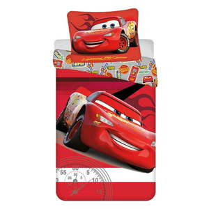 Červená bavlnená detská obliečka na jednolôžko 140x200 cm Cars "Legend" – Jerry Fabrics vyobraziť