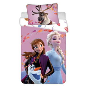 Bavlnená detská obliečka do postieľky 100x135 cm Frozen "Wind" – Jerry Fabrics vyobraziť