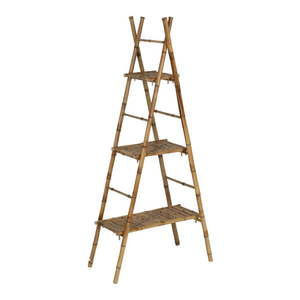Bambusový regál v prírodnej farbe 78x165x40 cm Manali – Ixia vyobraziť