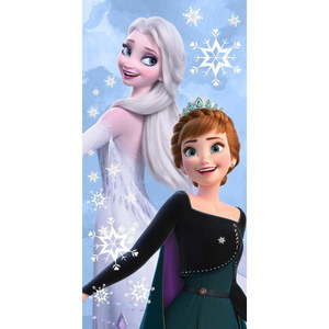 Bavlnená detská osuška 70x140 cm Frozen "Sisters" – Jerry Fabrics vyobraziť