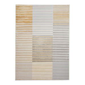 Koberec vo svetlosivo-zlatej farbe 80x150 cm Apollo – Think Rugs vyobraziť