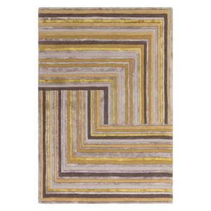 Okrovožltý vlnený koberec 200x300 cm Network Gold – Asiatic Carpets vyobraziť