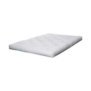 Biely stredne tvrdý futónový matrac 180x200 cm Comfort Natural – Karup Design vyobraziť