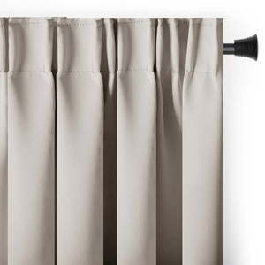 Béžový zatemňovací termo záves 140x245 cm Pleat – Restilo vyobraziť