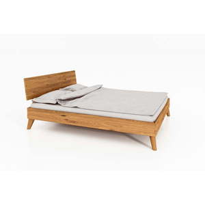Dvojlôžková posteľ z dubového dreva 140x200 cm Greg 1 - The Beds vyobraziť