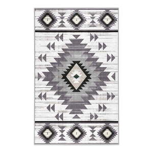 Svetlosivý prateľný koberec 120x180 cm Ethnic Geo – Mila Home vyobraziť