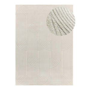 Koberec vo svetlosivej a slonovinovej farbe 160x230 cm Baresa – Universal vyobraziť
