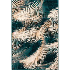 Vlnený koberec v petrolejovomodrej farbe 160x240 cm Areca - Agnella vyobraziť