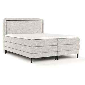 Svetlosivá boxspring posteľ 140x200 cm Dove – Maison de Rêve vyobraziť