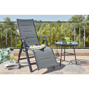 Ambia Garden ZÁHRADNÉ RELAXAČNÉ KRESLO, kov, textil vyobraziť