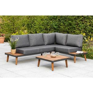 Gardenson TERASOVÁ SEDACIA SÚPRAVA drevo, kov, textil vyobraziť