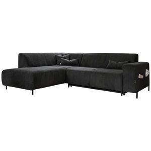 MID.YOU ROHOVÁ SEDACIA SÚPRAVA, textil, tmavosivá vyobraziť