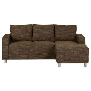 MID.YOU ROHOVÁ SEDACIA SÚPRAVA, textil, hnedá vyobraziť