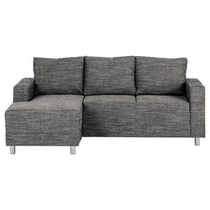 MID.YOU ROHOVÁ SEDACIA SÚPRAVA, textil, čierna vyobraziť