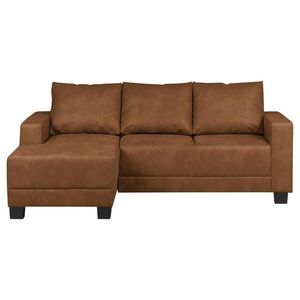 MID.YOU ROHOVÁ SEDACIA SÚPRAVA, textil, koňaková vyobraziť