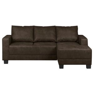 MID.YOU ROHOVÁ SEDACIA SÚPRAVA, textil, tmavohnedá vyobraziť