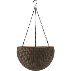 Kvetináč HANGING SPHERE - hnedý vyobraziť