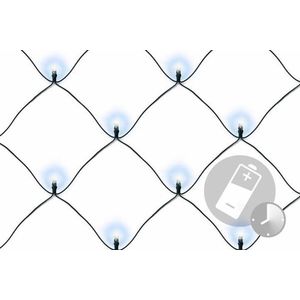 Nexos 39401 Vianočné osvetlenie - LED svetelná sieť 2 x 2 m - studená biela 160 diód vyobraziť
