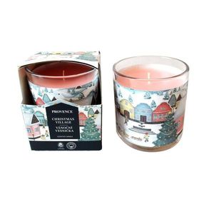 Provence SVIEČKA V SKLENENEJ DEDINE 7X8CM 135G 20H HORENIA vyobraziť