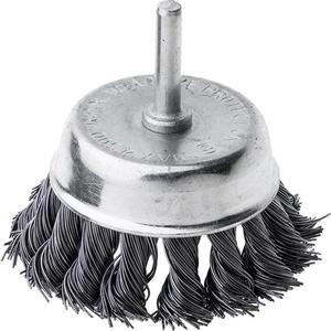 Kefa hrnčeková, 75 mm, so stopkou 6 mm, vlnitý oceľový drôt, Drel vyobraziť