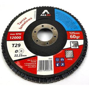 Lamelový brúsny kotúč na kov 125 mm P60 vyobraziť