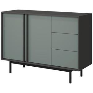 Komoda 120 Alsy 7 Aloe/Antracit vyobraziť