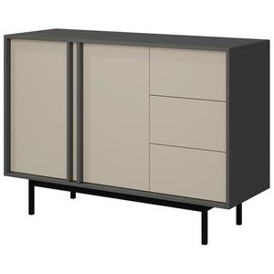 Komoda 120 Alsy 7 Svetlobéžová/Antracit vyobraziť