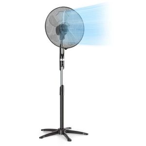 Klarstein Summer Vibe, stojanový ventilátor, 16" (40 cm), 55 W, 2040 m³/h, oscilácia 65°, čierny vyobraziť