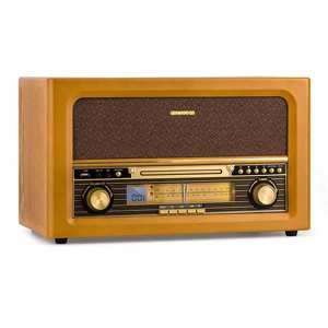 Auna Belle Epoque 1906 Retro Stereo Systém CD FM USB MP3 REC AUX vyobraziť