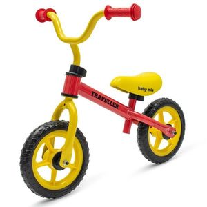 Baby Mix Detský balančný bicykel Traveller, červený vyobraziť