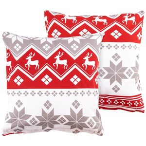 4Home Vianočná obliečka na vankúšik Red Nordic, 40 x 40 cm vyobraziť