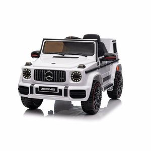 Detské elektrické autíčko Baby Mix BabyMercedes-Benz G63 AMG, biele vyobraziť