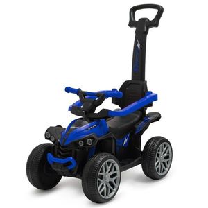 Detský kočík Baby Mix Mega Prime EVA s vodiacoutyčou, modrý vyobraziť