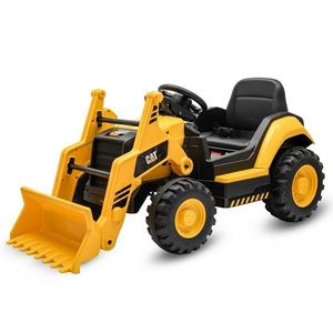 Detský elektrický traktor Baby Mix CAT, žltý vyobraziť