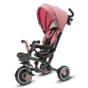 Baby Mix Detská trojkolka 5v1 Relax 365°, ružová vyobraziť