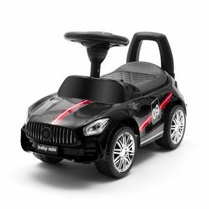 Baby Mix Detské odrážadlo so zvukom Racer, čierne vyobraziť