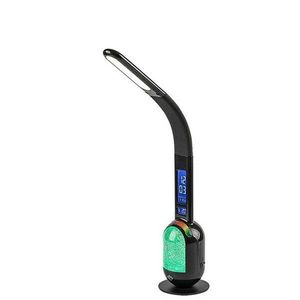 Rabalux 74230 stolná LED lampa s glitrami Figen, čierna, 5W, 290lm, 5000K, stmievateľná vyobraziť