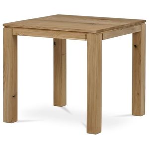 Jedálenský stôl z masívneho dreva 80 x 80 cm, dub vyobraziť