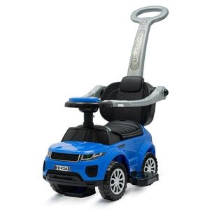 Detské hopsadlo na hranie Baby Mix s vodiacoutyčou SUV 3v1 Prime, modré vyobraziť