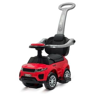 Detské hopsadlo na hranie Baby Mix s vodiacoutyčou SUV 3v1 Prime, červené vyobraziť