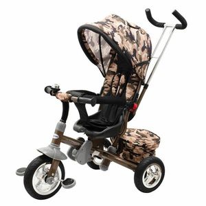 Baby Mix Detská trojkolka 3v1 Typhoon 360°, army vyobraziť