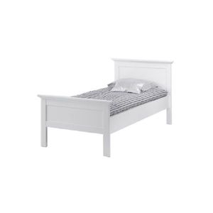 KONDELA Paris 77801 90 posteľový rám biela vyobraziť