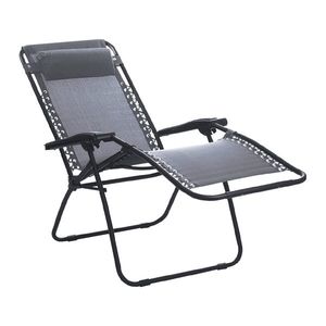 NABBI Deluxe záhradné lehátko grafit vyobraziť