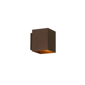 Moderná nástenná lampa tmavo bronzová štvorcová - Sola vyobraziť